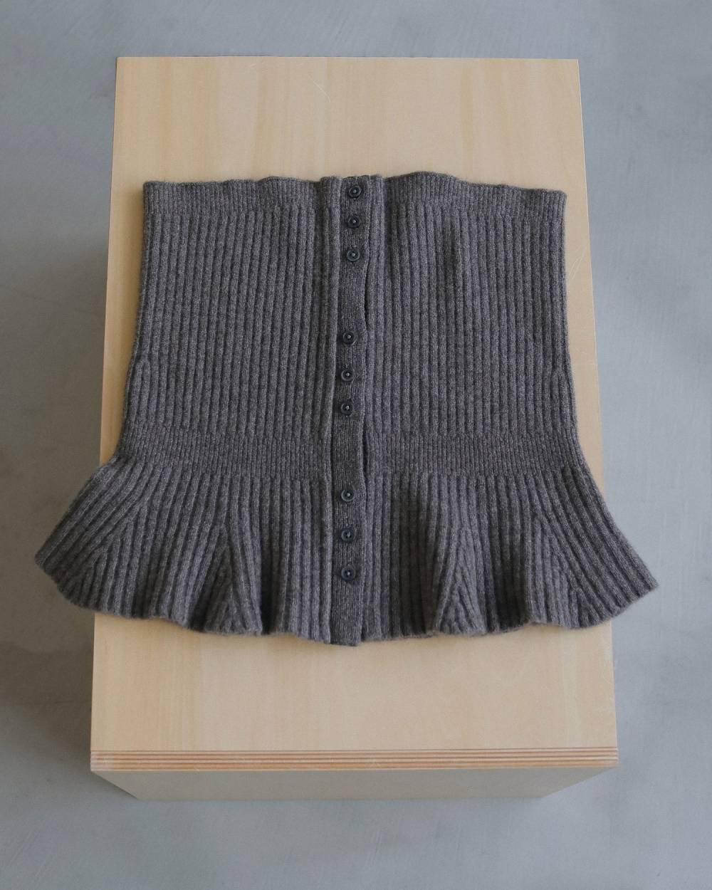 【anuke 2026 winter】Wool 2way Bustier - Champdelarose