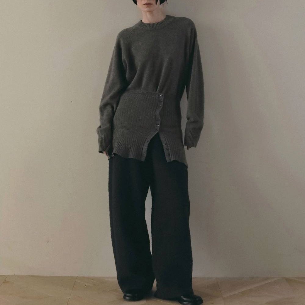 【anuke 2026 winter】Wool 2way Bustier - Champdelarose