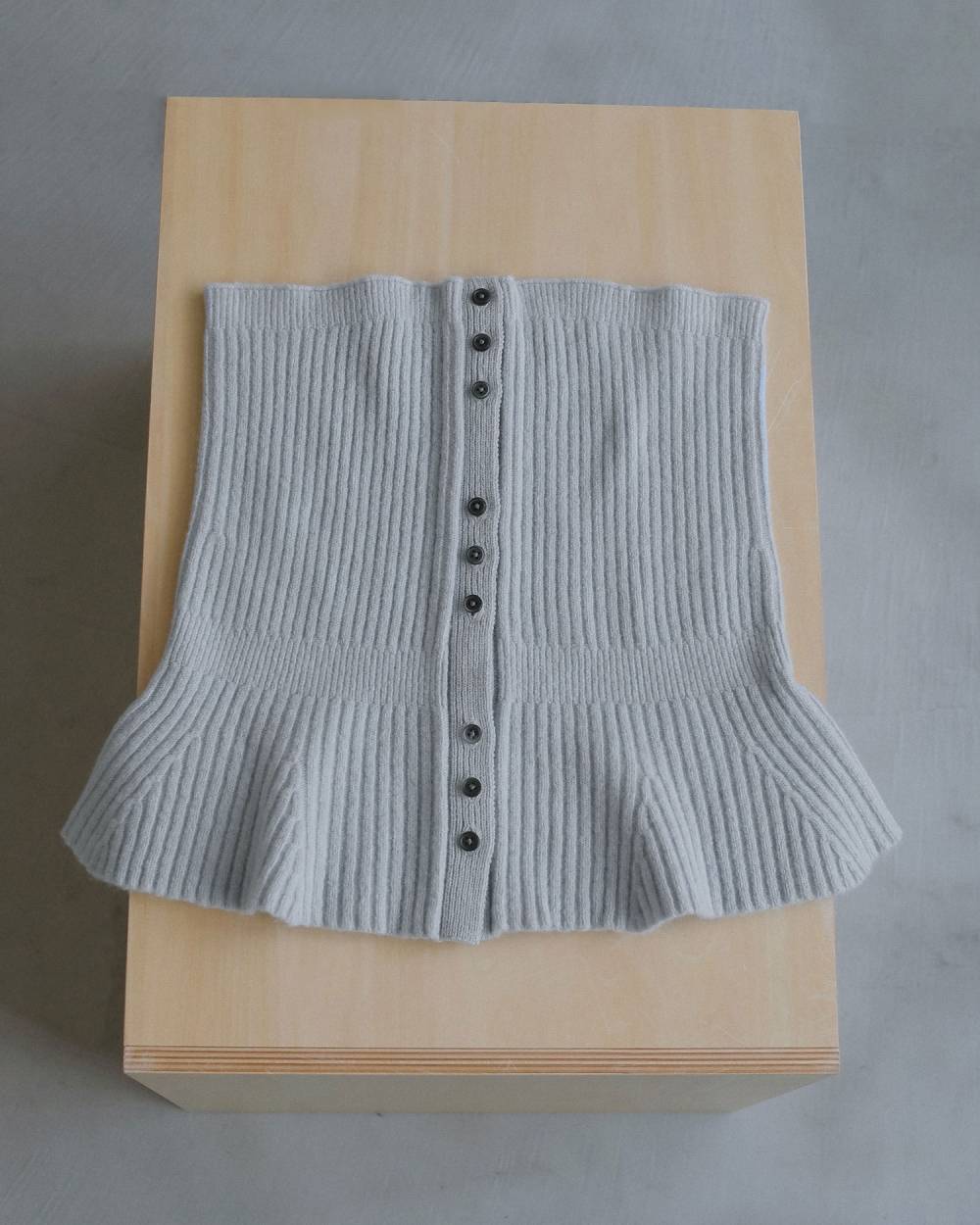 【anuke 2026 winter】Wool 2way Bustier - Champdelarose