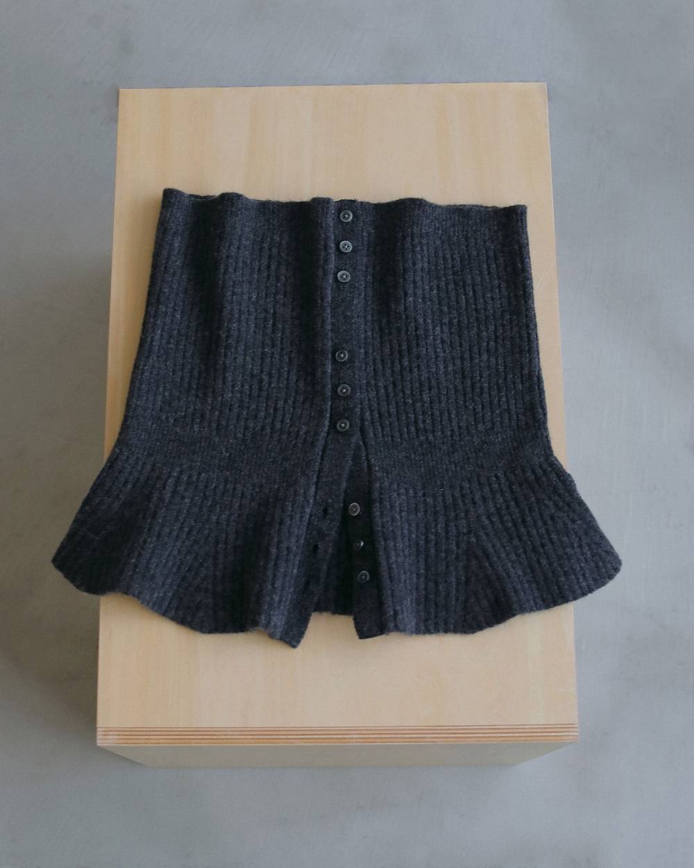 【anuke 2026 winter】Wool 2way Bustier - Champdelarose