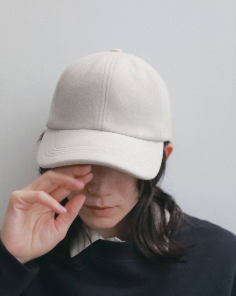 【anuke 2026 winter】Wool Cap - Champdelarose