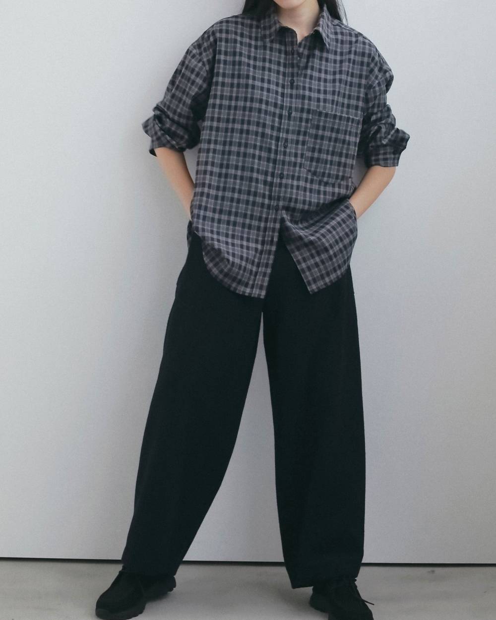 【anuke 2026 winter】Wool Cocoon Pants - Champdelarose