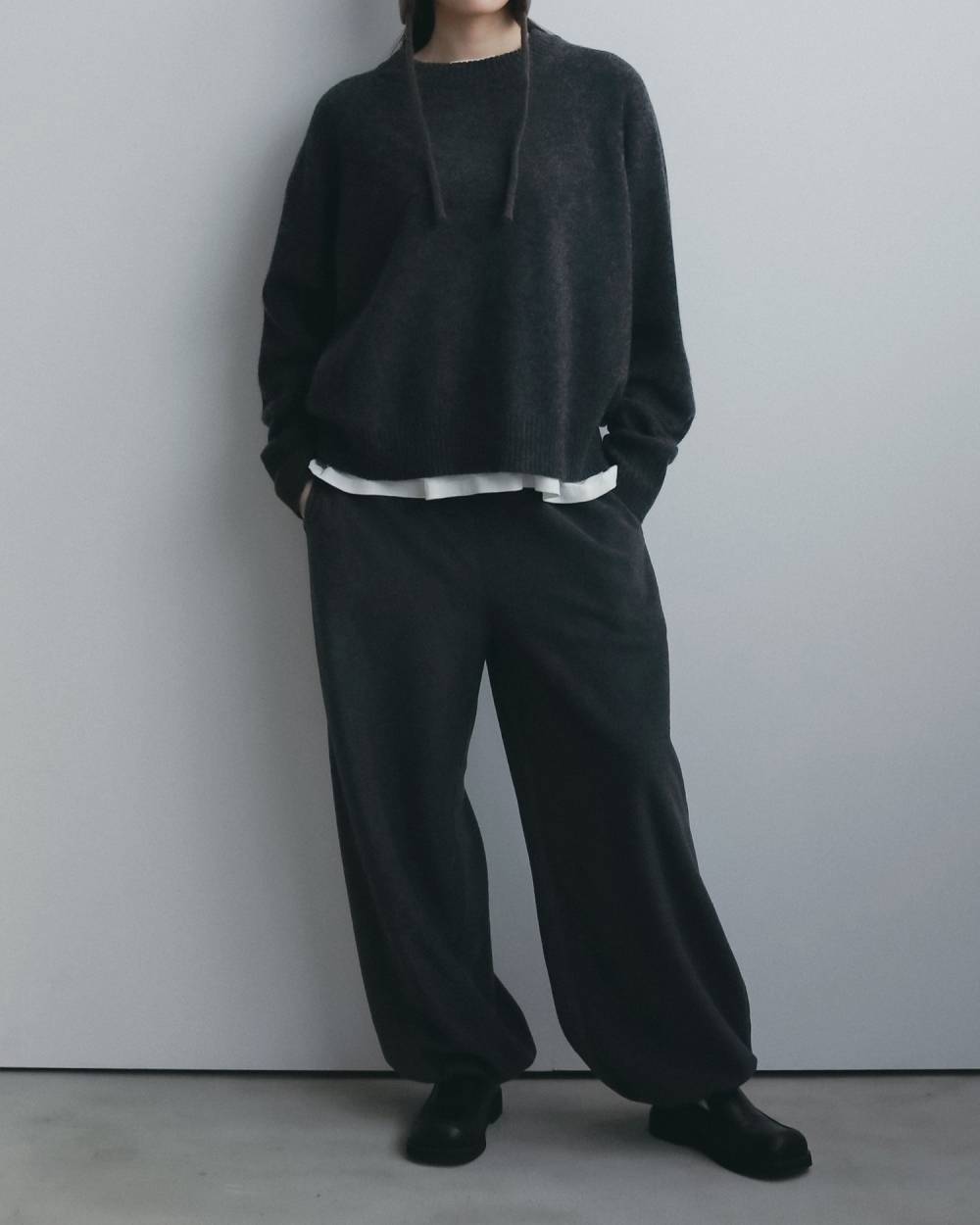 【anuke 2026 winter】Wool Crewneck Tops - Champdelarose