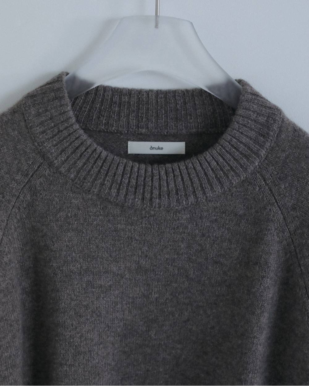 【anuke 2026 winter】Wool Crewneck Tops - Champdelarose