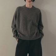 【anuke 2026 winter】Wool Crewneck Tops - Champdelarose