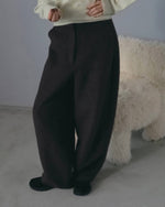 【anuke 2026 winter】Wool Curve Pants - Champdelarose