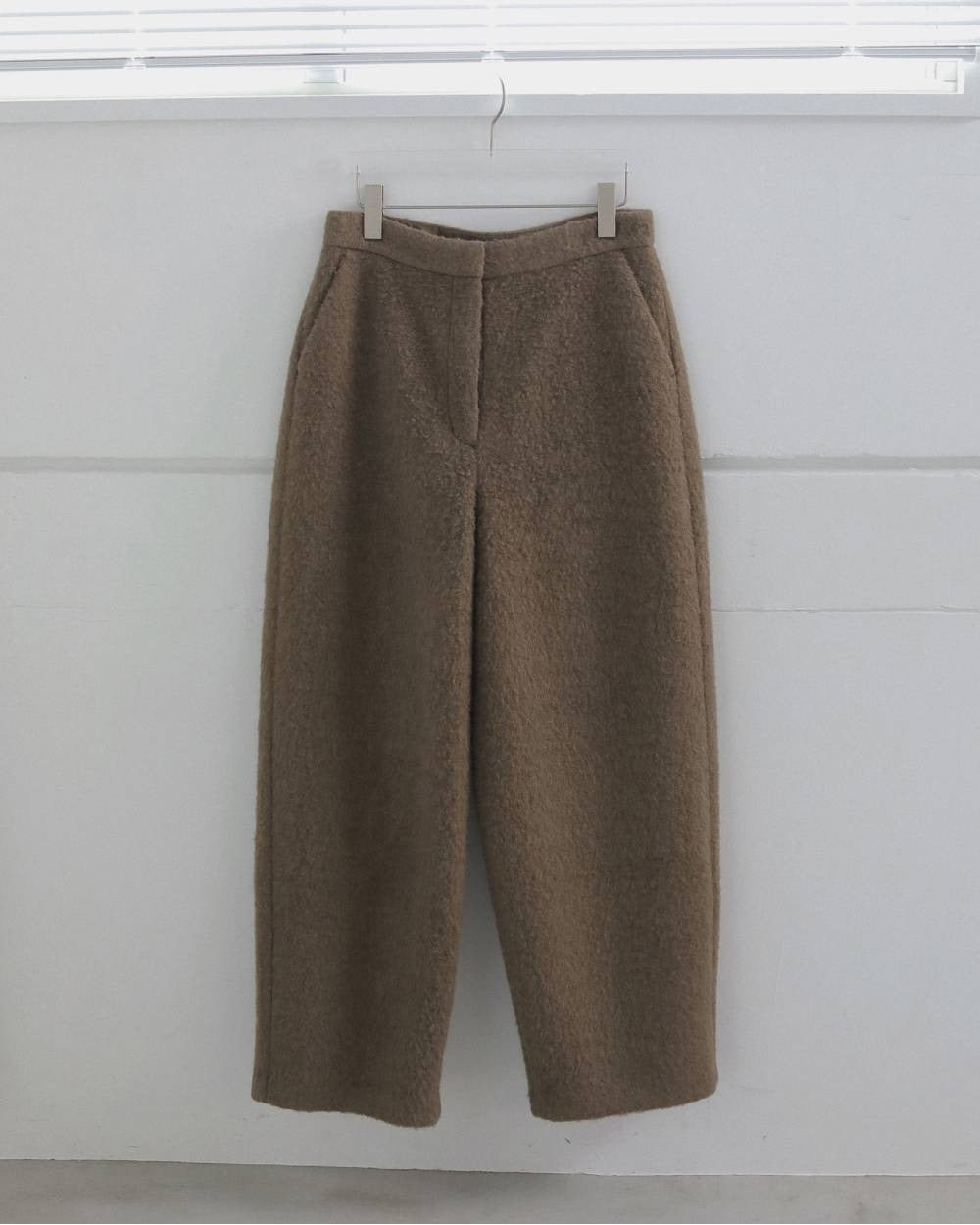 【anuke 2026 winter】Wool Curve Pants - Champdelarose
