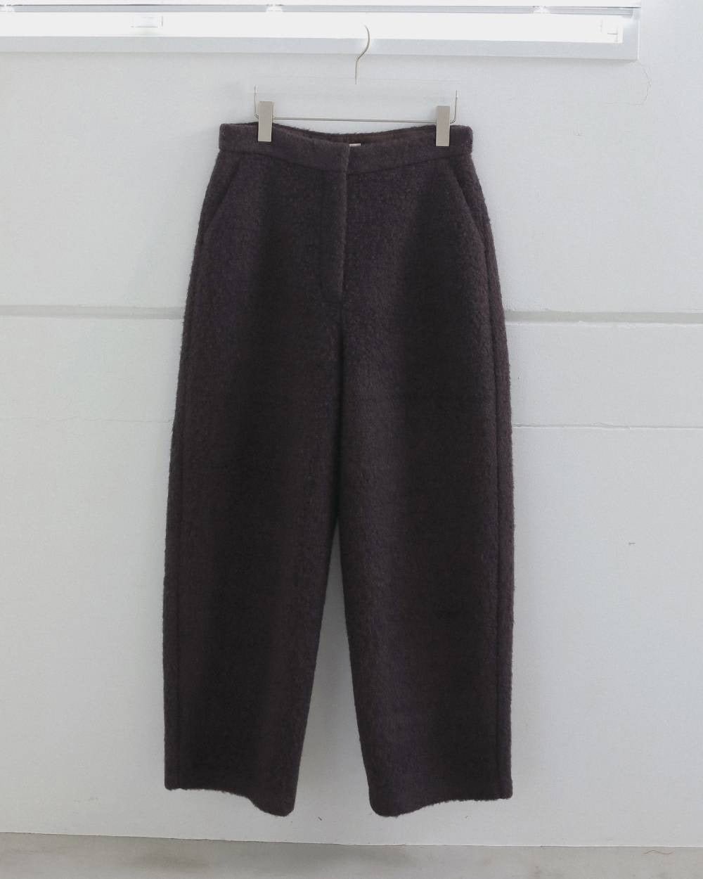 【anuke 2026 winter】Wool Curve Pants - Champdelarose