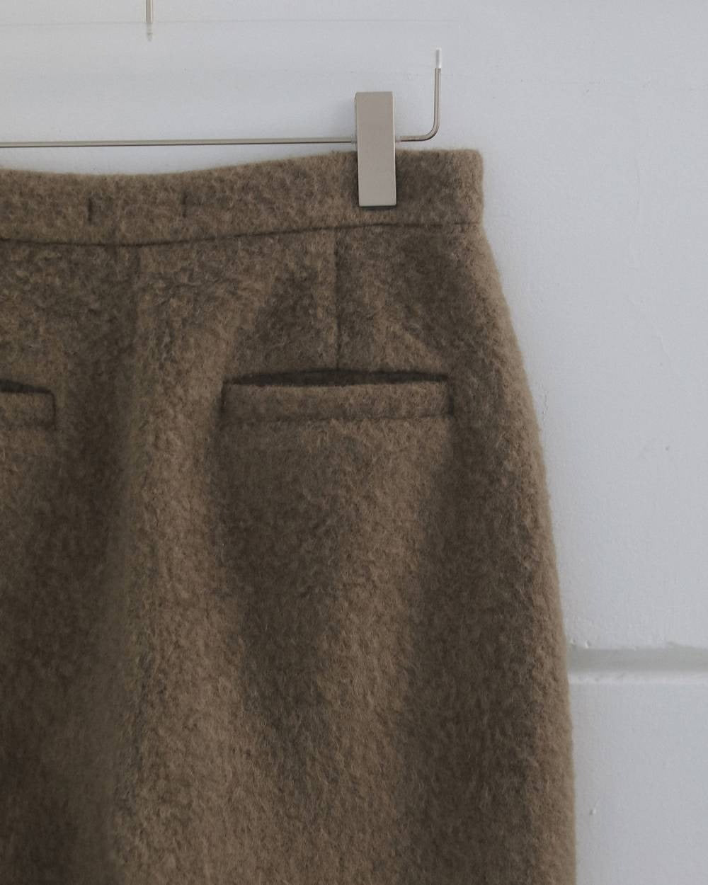 【anuke 2026 winter】Wool Curve Pants - Champdelarose