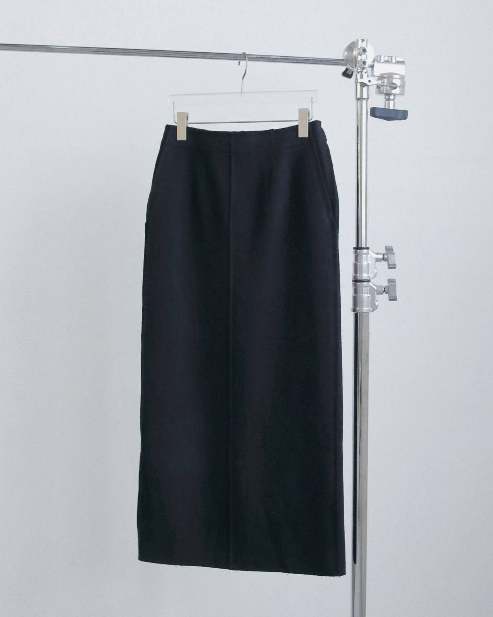 【anuke 2026 winter】Wool Cutoff Skirt - Champdelarose