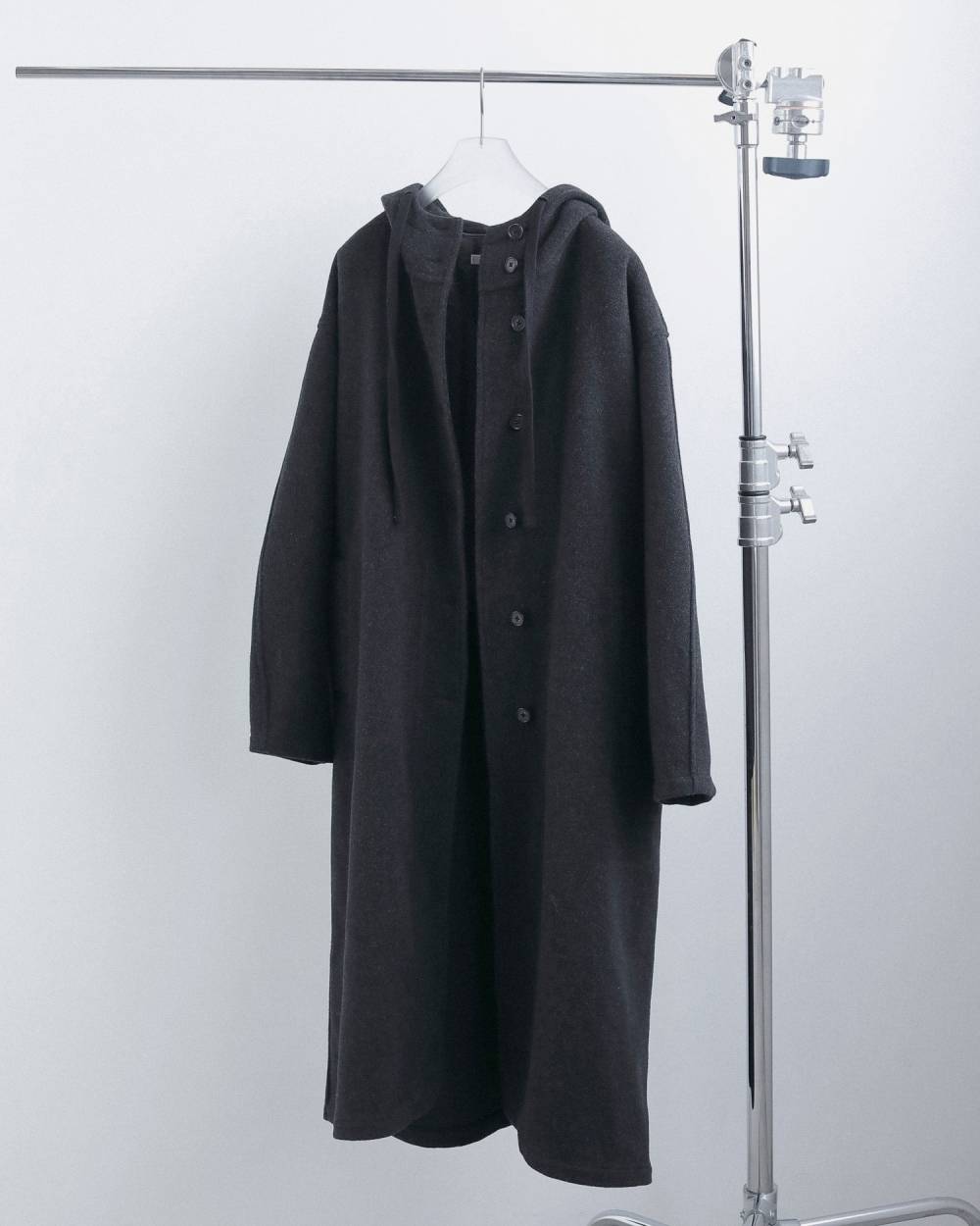 【anuke 2026 winter】Wool Hoodie Coat - Champdelarose