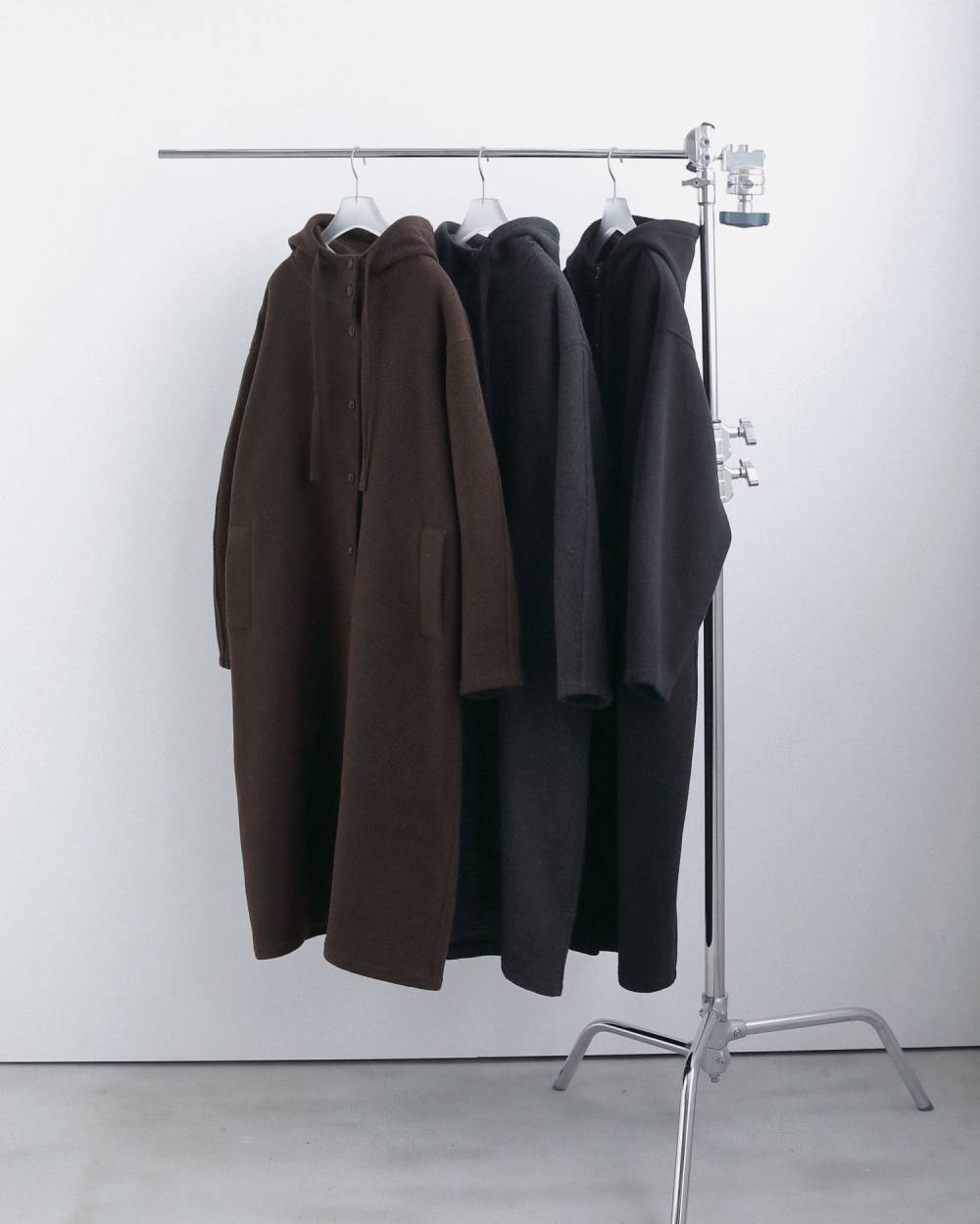 【anuke 2026 winter】Wool Hoodie Coat - Champdelarose