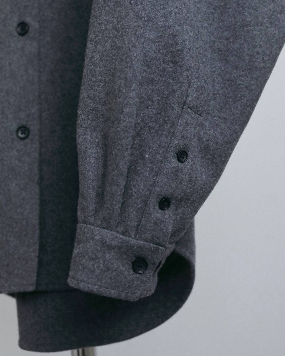 【anuke 2026 winter】Wool Over Shirts - Champdelarose