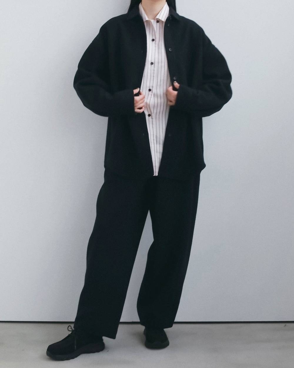 【anuke 2026 winter】Wool Over Shirts - Champdelarose