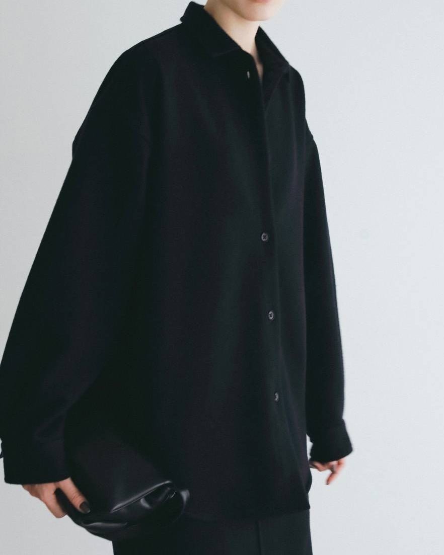 【anuke 2026 winter】Wool Over Shirts - Champdelarose