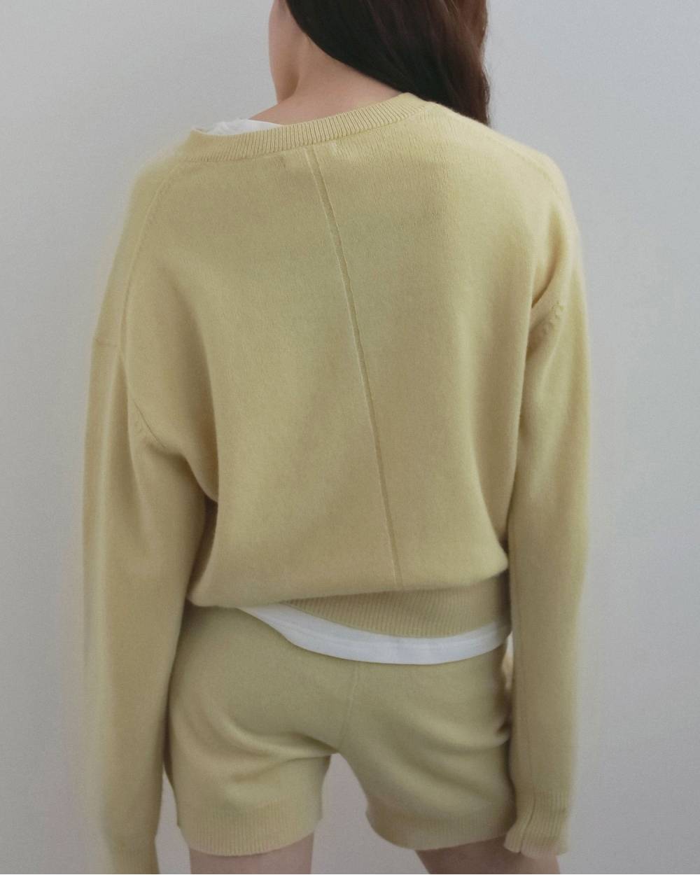 【anuke 2026 winter】Wool Vneck Knit - Champdelarose