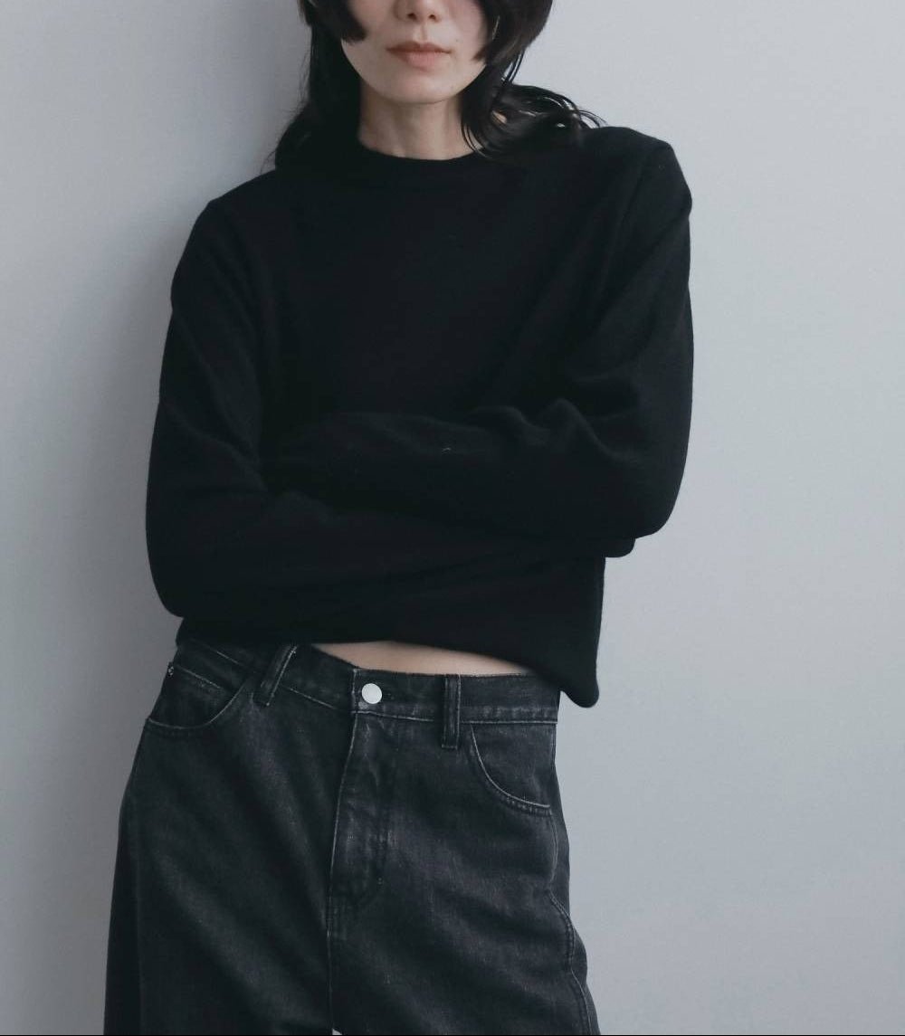 【anuke 2026 winter】Wool100% Crewneck Knit - Champdelarose