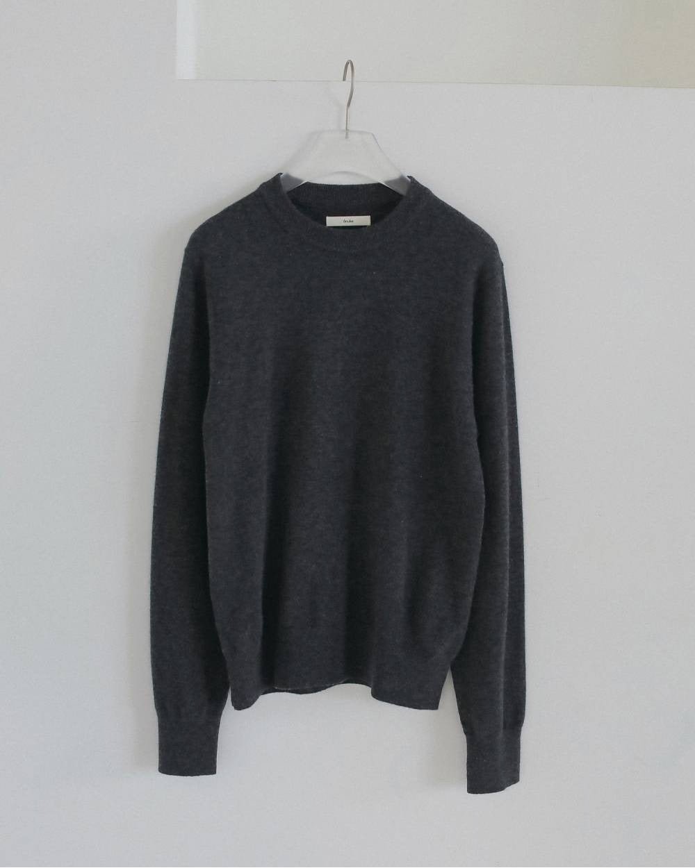 【anuke 2026 winter】Wool100% Crewneck Knit - Champdelarose