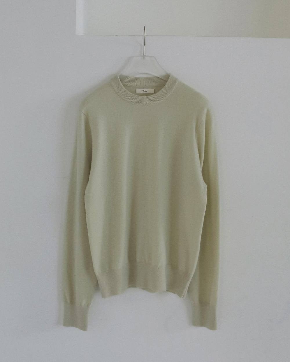 【anuke 2026 winter】Wool100% Crewneck Knit - Champdelarose