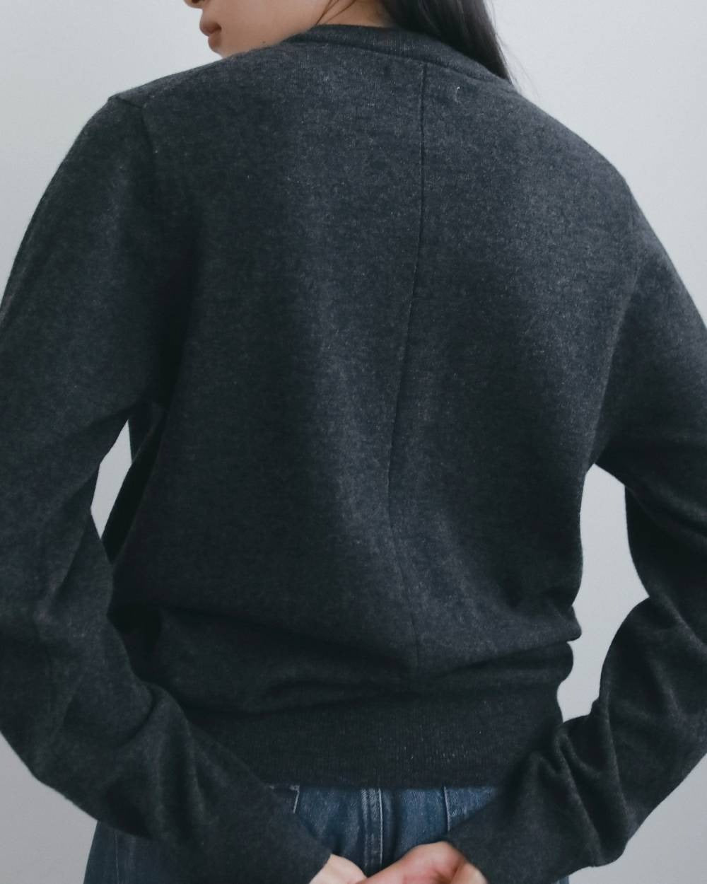 【anuke 2026 winter】Wool100% Crewneck Knit - Champdelarose