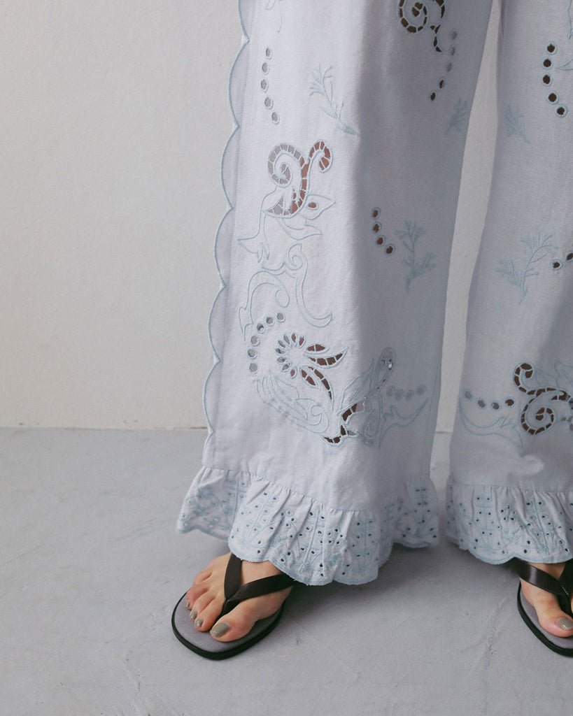 【anuke 2027 SS】Bicolor Tongs Sandals - 4月下旬頃発送 - Champdelarose