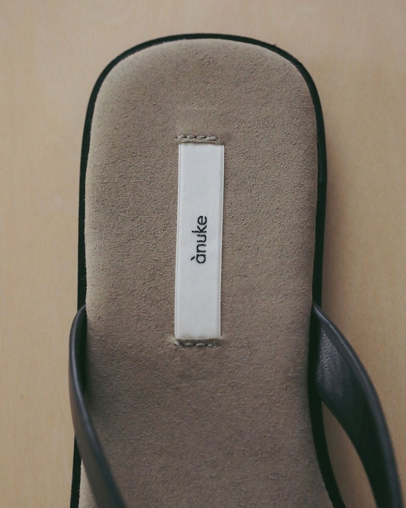 【anuke 2027 SS】Bicolor Tongs Sandals - 4月下旬頃発送 - Champdelarose