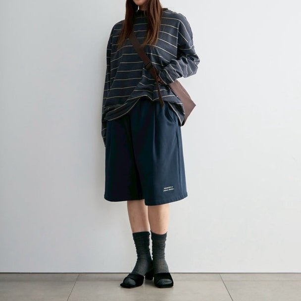 【anuke 2027 SS】Border Loose Long T-shirts - 3月下旬頃発送 - Champdelarose