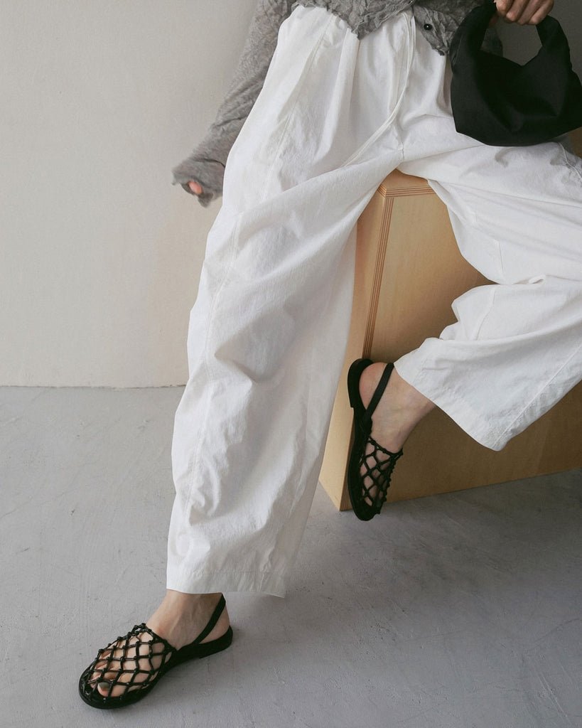 【anuke 2027 SS】Braid Flat Shoes - 4月下旬頃発送 - Champdelarose