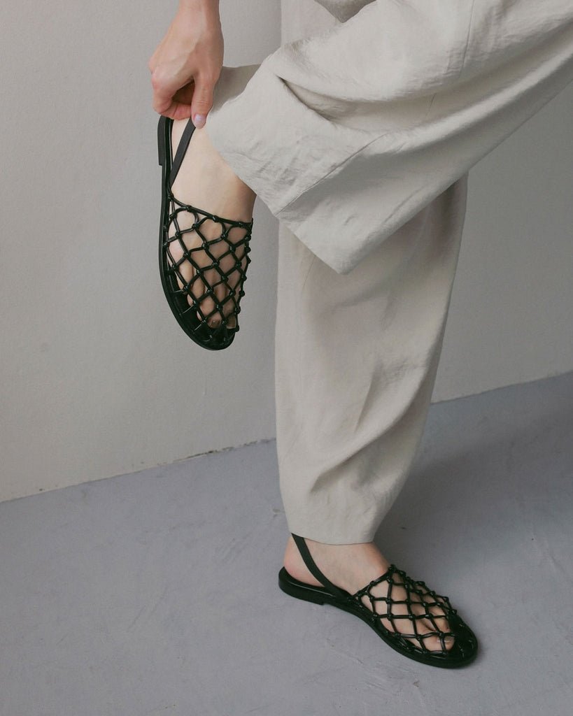 【anuke 2027 SS】Braid Flat Shoes - 4月下旬頃発送 - Champdelarose