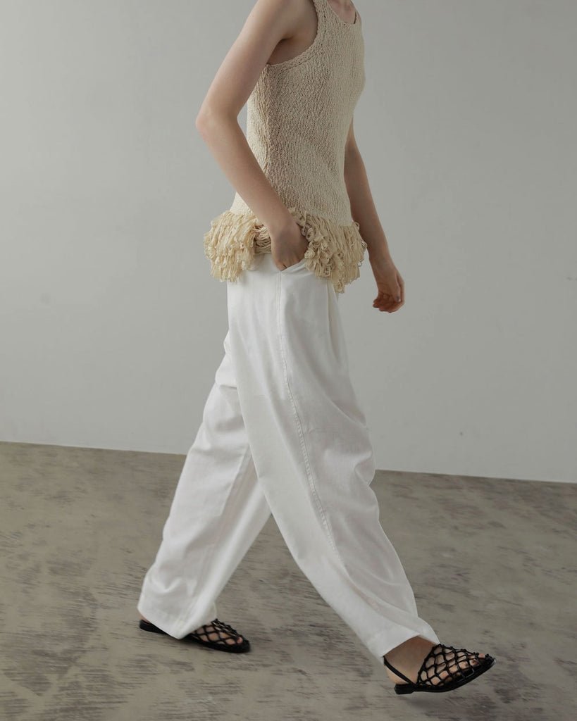 【anuke 2027 SS】Braid Flat Shoes - 4月下旬頃発送 - Champdelarose