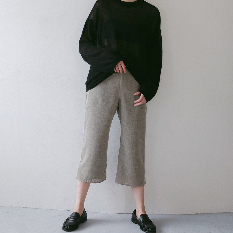 【anuke 2027 SS】Cottonlinen Loose Knit - 3月下旬頃発送 - Champdelarose