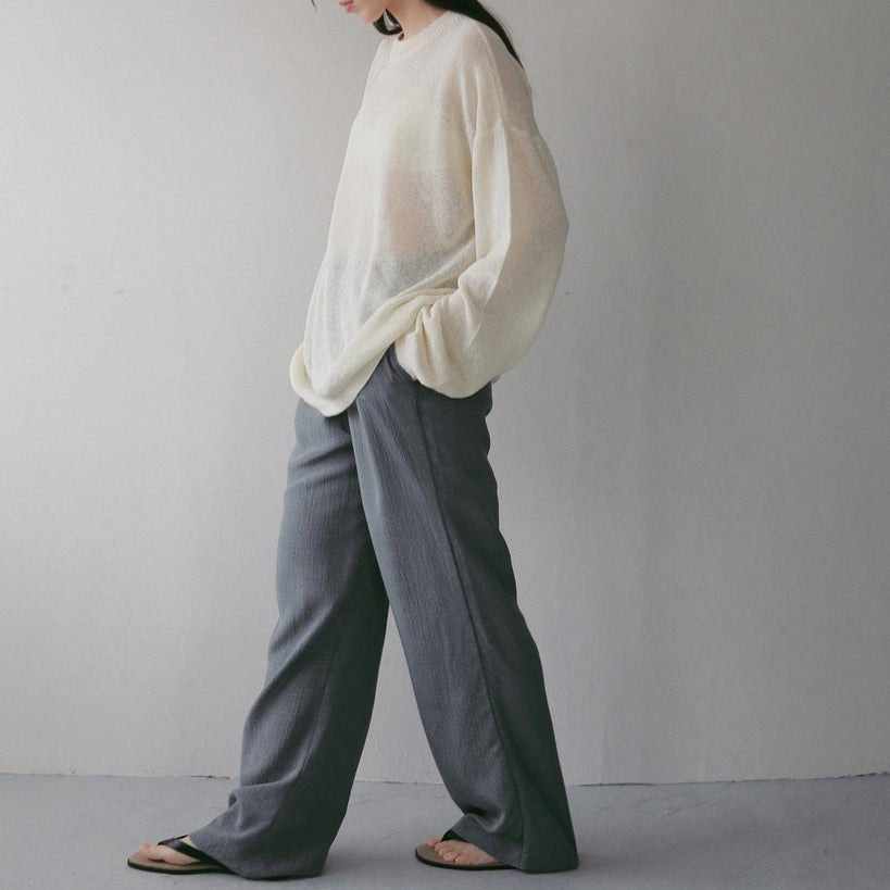 【anuke 2027 SS】Cottonlinen Loose Knit - 3月下旬頃発送 - Champdelarose