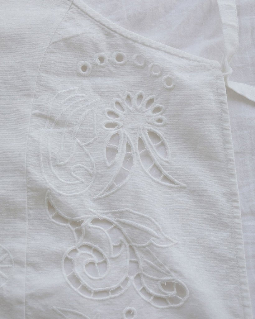 【anuke 2027 SS】Cutwork Lace Apron - 3月下旬頃発送 - Champdelarose