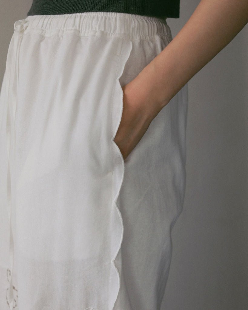 【anuke 2027 SS】Cutwork Lace Pants - 3月下旬頃発送 - Champdelarose