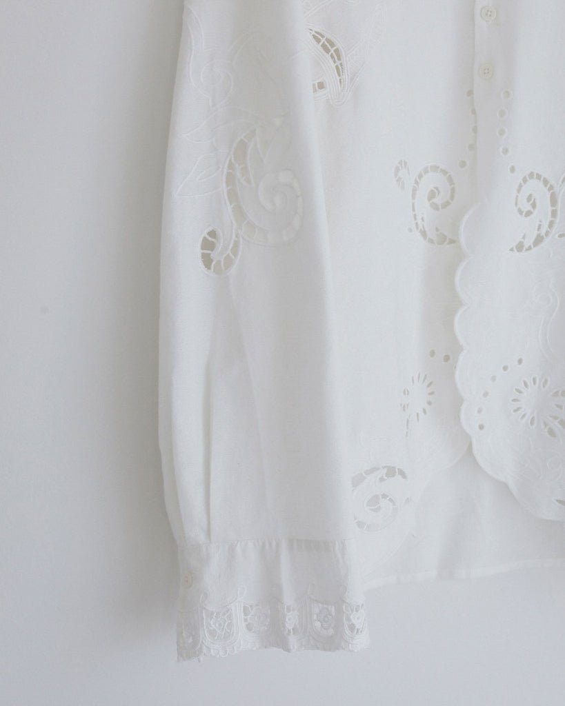 【anuke 2027 SS】Cutwork Opencollar Shirts - 3月下旬頃発送 - Champdelarose