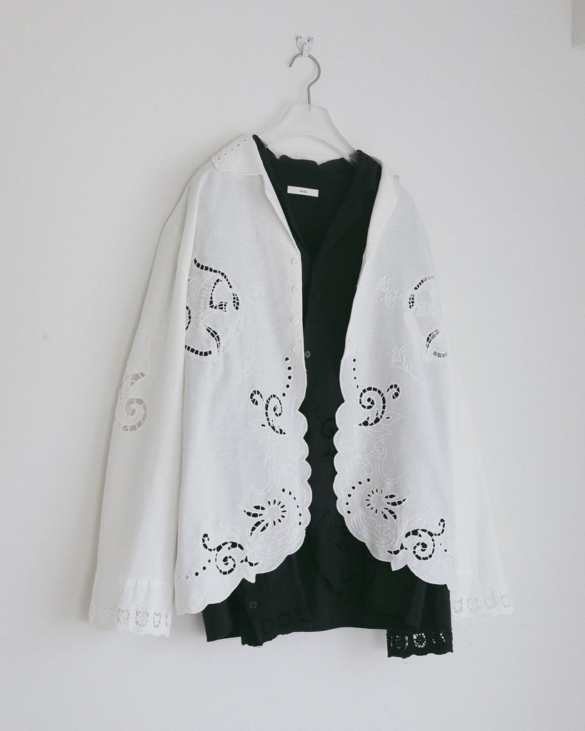 【anuke 2027 SS】Cutwork Opencollar Shirts - 3月下旬頃発送 - Champdelarose