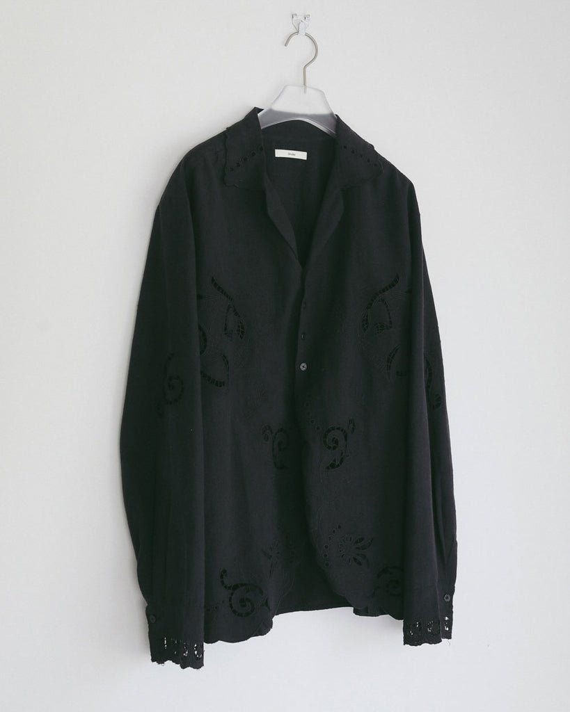 【anuke 2027 SS】Cutwork Opencollar Shirts - 3月下旬頃発送 - Champdelarose