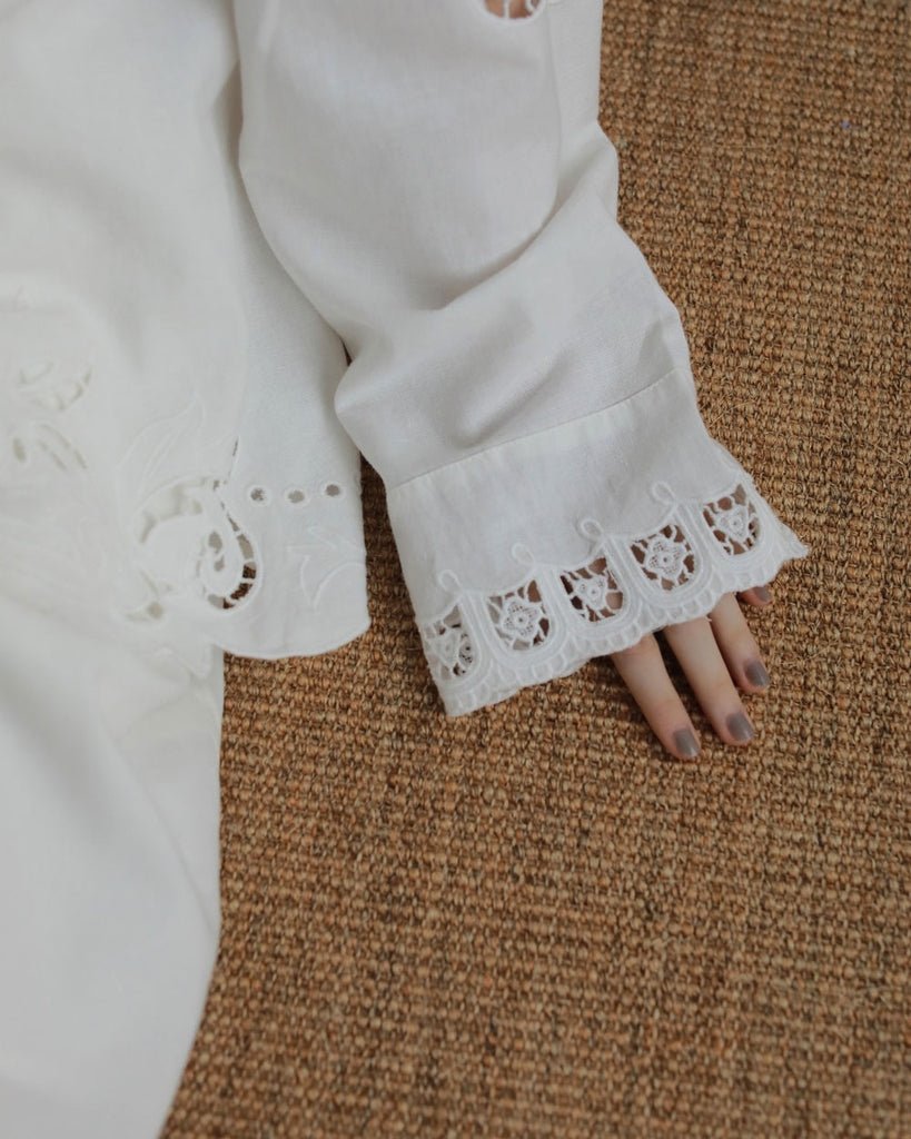 【anuke 2027 SS】Cutwork Opencollar Shirts - 3月下旬頃発送 - Champdelarose