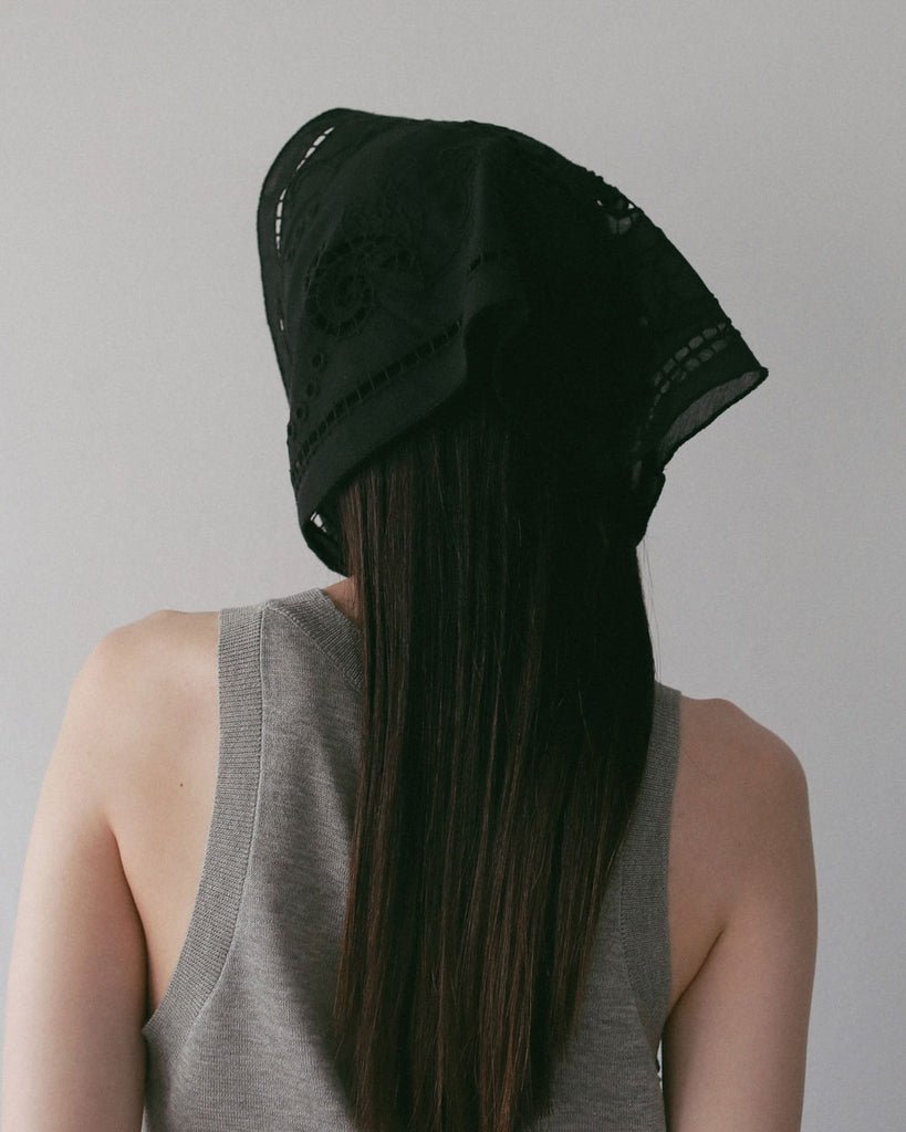 【anuke 2027 SS】Cutwork Scarf - 3月下旬頃発送 - Champdelarose