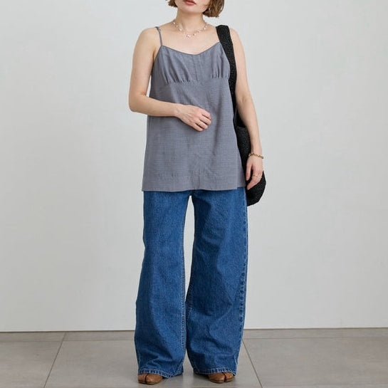 【anuke 2027 SS】Dot jacquard Camisole Tops - 4月下旬頃発送 - Champdelarose