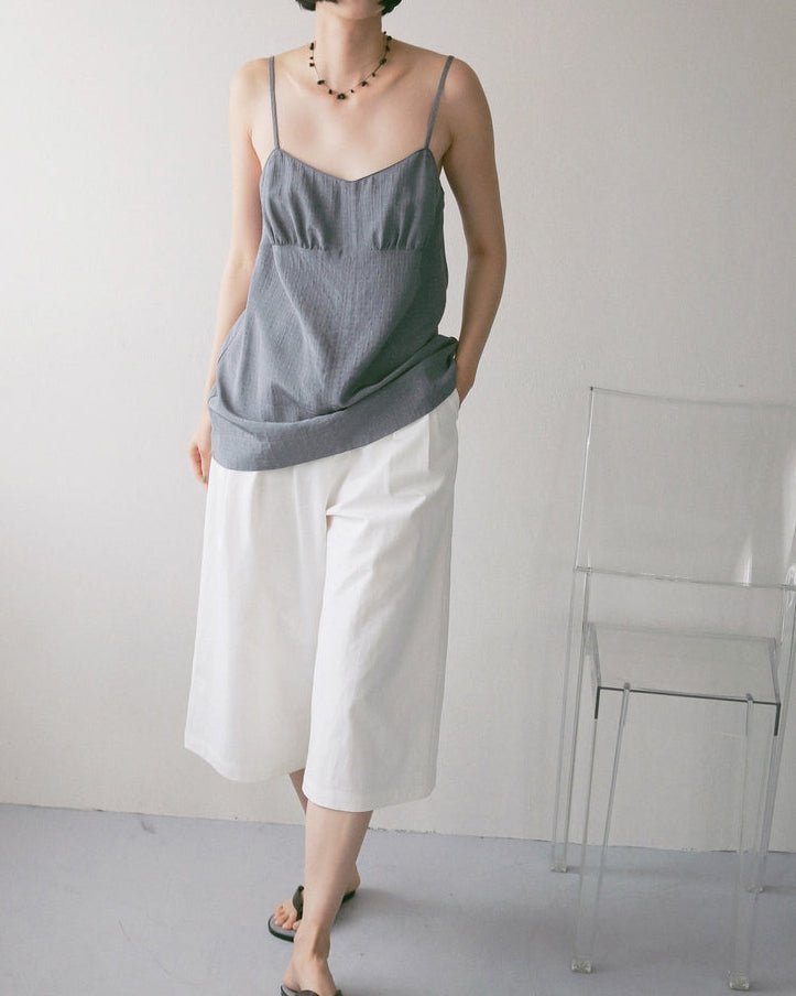 【anuke 2027 SS】Dot jacquard Camisole Tops - 4月下旬頃発送 - Champdelarose