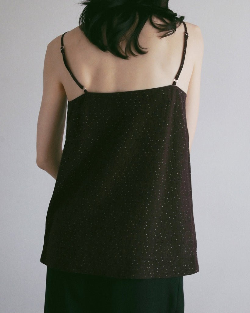 【anuke 2027 SS】Dot jacquard Camisole Tops - 4月下旬頃発送 - Champdelarose