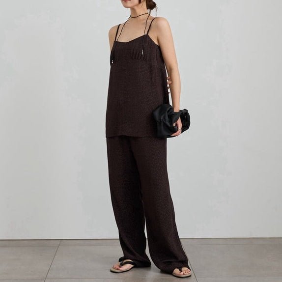 【anuke 2027 SS】Dot jacquard Camisole Tops - 4月下旬頃発送 - Champdelarose