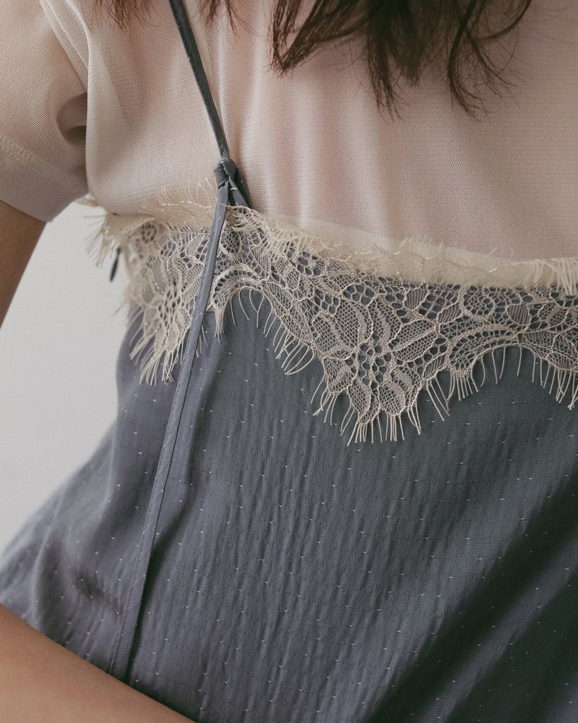 【anuke 2027 SS】Dot Jacquard Combinaison - 4月下旬頃発送 - Champdelarose