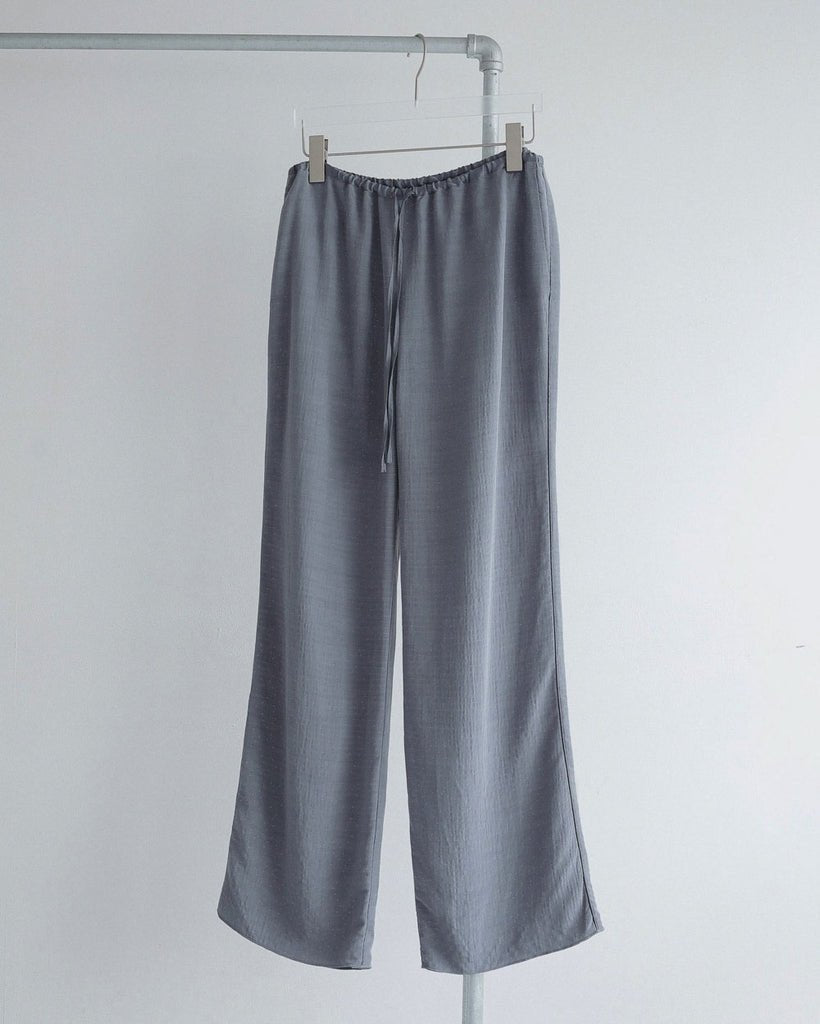 【anuke 2027 SS】Dot jacquard Rough Pants - 4月下旬頃発送 - Champdelarose