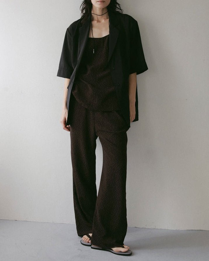 【anuke 2027 SS】Dot jacquard Rough Pants - 4月下旬頃発送 - Champdelarose