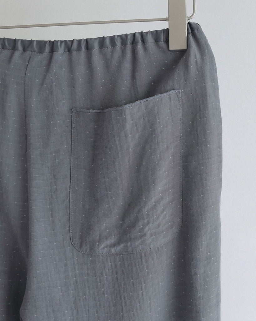 【anuke 2027 SS】Dot jacquard Rough Pants - 4月下旬頃発送 - Champdelarose