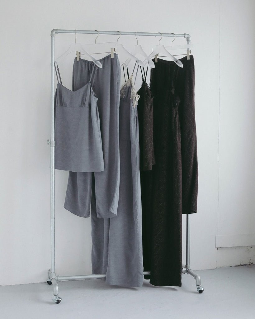 【anuke 2027 SS】Dot jacquard Rough Pants - 4月下旬頃発送 - Champdelarose