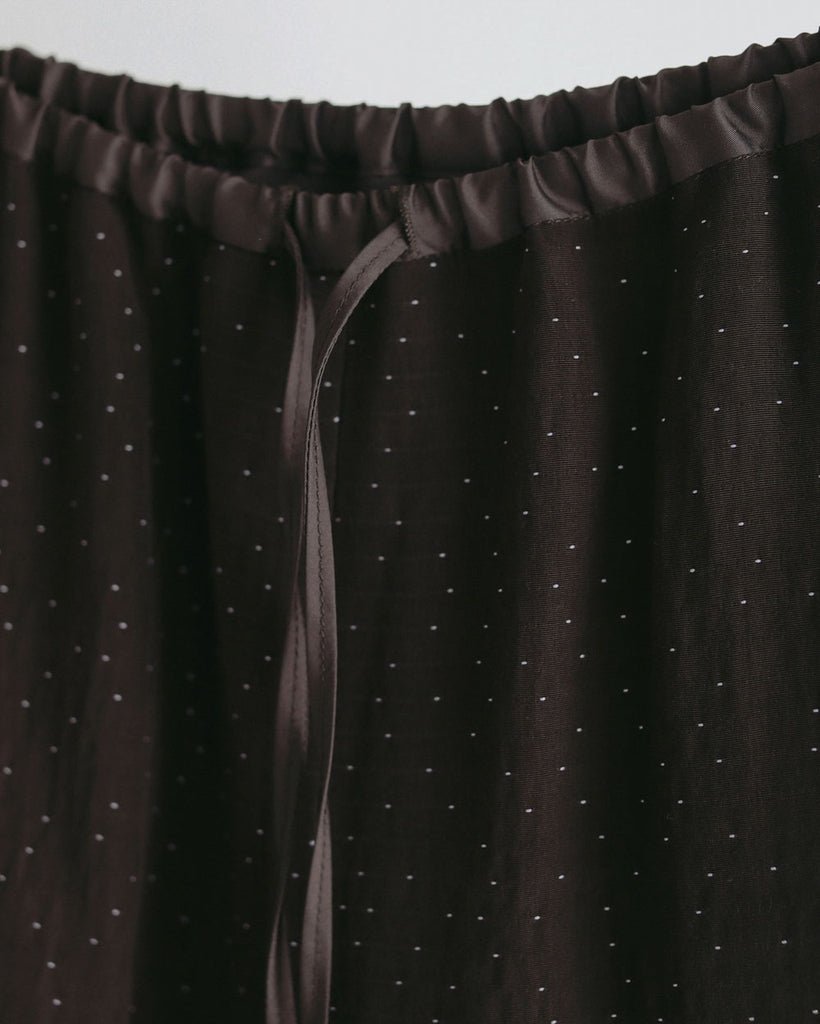 【anuke 2027 SS】Dot jacquard Rough Pants - 4月下旬頃発送 - Champdelarose
