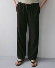 【anuke 2027 SS】Dot jacquard Rough Pants - 4月下旬頃発送 - Champdelarose